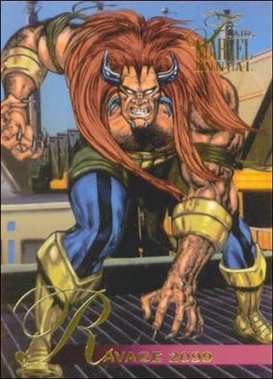 Marvel Annual Flair '95 (Base Set) card 95 Ravage 2099