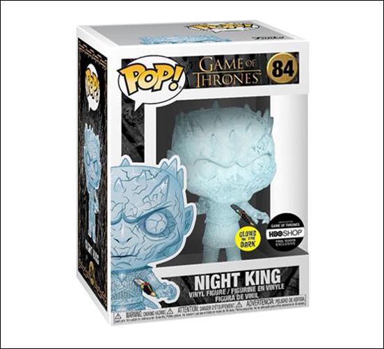 POP! Game of Thrones figure 84-B Night King (Crystal) GITD