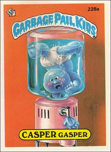 Garbage Pail Kids: Series 06 (Base Set) card 228a Casper Gasper