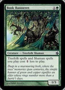 Magic the Gathering: Morningtide (Base Set) card 114 Bosk Banneret