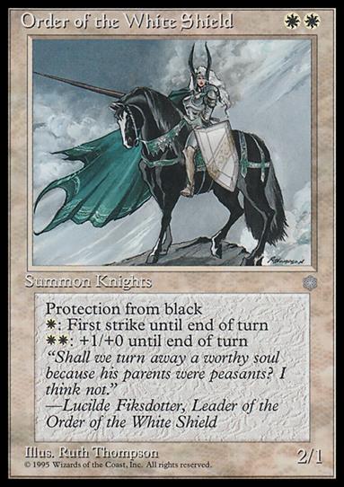Magic the Gathering: Ice Age (Base Set) card 46 Order of the White Shield