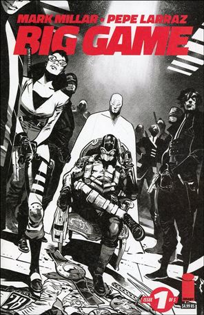 Big Game (2023) issue 1-B Pepe Larraz Black & White Cover