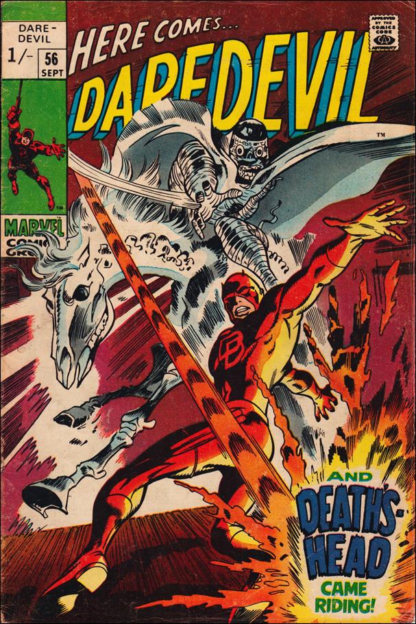 Daredevil (1964) issue 56-B UK Price Cover