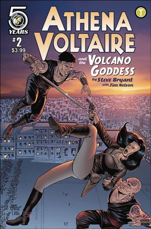 Athena Voltaire and the Volcano Goddess issue 2 Steve Bryant Cover