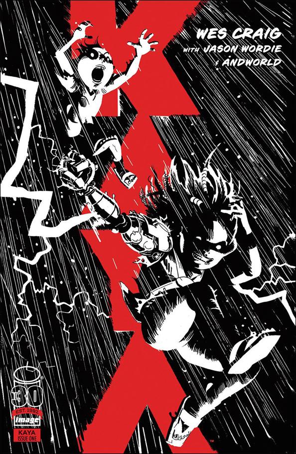 Kaya issue 1-C Wes Craig 1:50 Black & White Cover