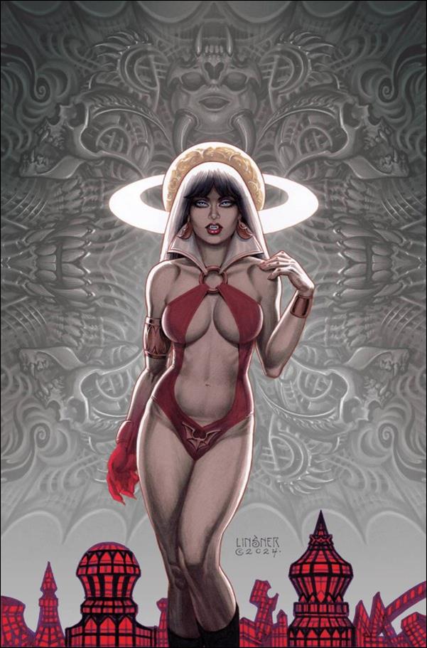 Vampirella: Dark Reflections issue 4-M Joseph Michael Linsner Virgin 1:30 Cardstock Cover