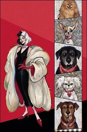 Disney Villains: Cruella De Vil issue 2-F Gretel Lusky 1:10 Virgin Cover