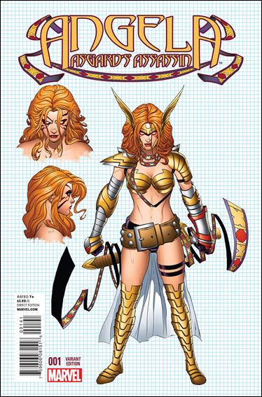 Angela: Asgard's Assassin issue 1-C Joe Quesada 1:100 Cover