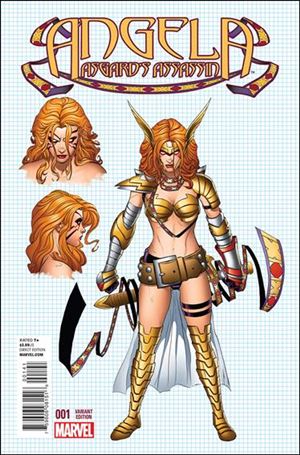 Angela: Asgard's Assassin issue 1-C Joe Quesada 1:100 Cover