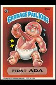 Garbage Pail Kids: Series 06 (Base Set) card 210b First Ada