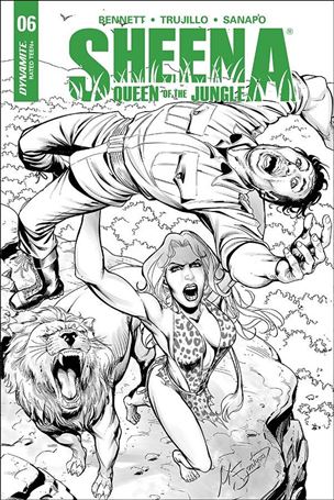 Sheena: Queen of the Jungle (2017) issue 6-F Marco Santucci Cover