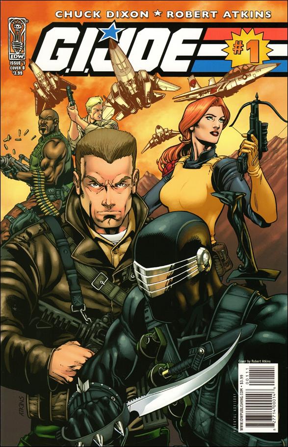 G.I. Joe (2008) issue 1-B Robert Atkins Cover