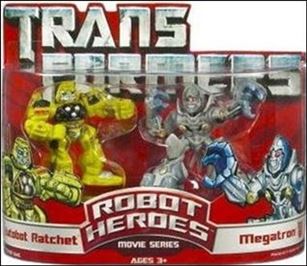 Transformers: Robot Heroes figure 11 Autobot Ratchet & Megatron