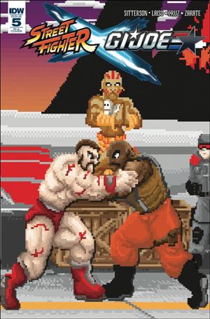Street Fighter x G.I. Joe issue 5-C Matt Waite 1:10 8-Bit Cover