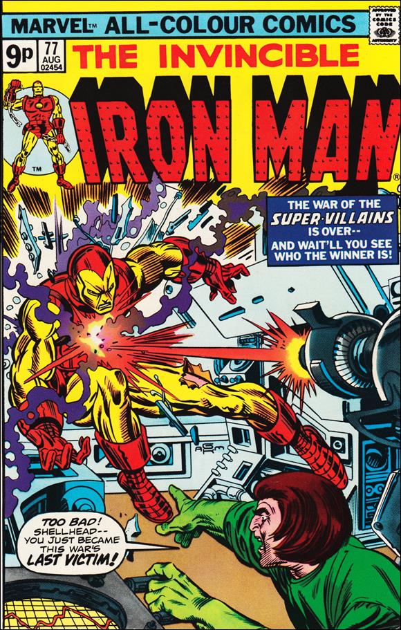 Iron Man (1968) issue 77-B UK Price Cover