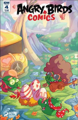 Angry Birds Comics (2016) issue 4 Ciro Cangialosi Wraparound Cover
