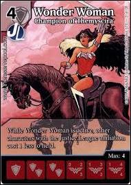 DC Comics Dice Masters Justice League  card 21-B Wonder Woman: Champion of Themysciria (Alternate)