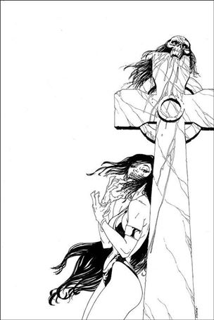 Vampirella: Trial of the Soul issue 1-C 1:10 Black & White Virgin Cover