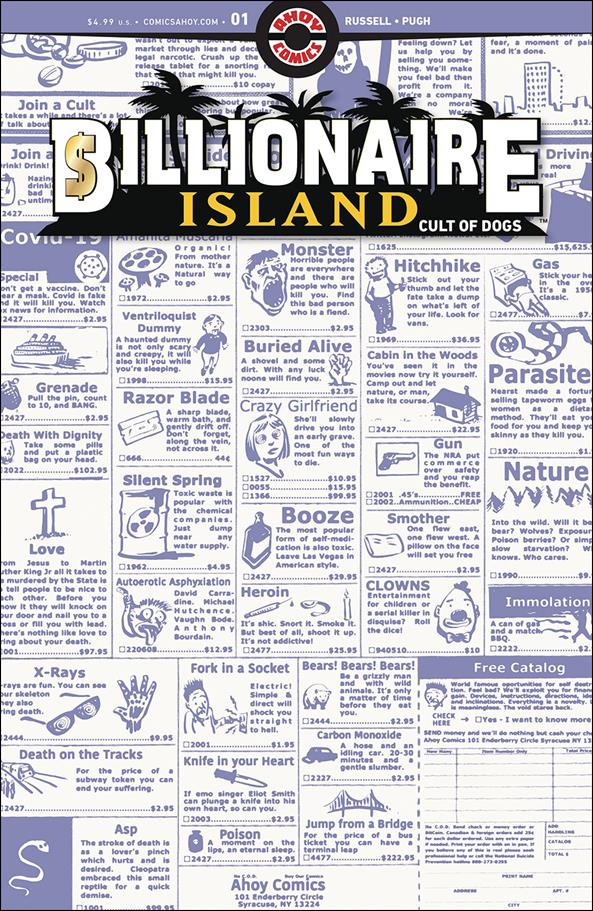 Billionaire Island: Cult of Dogs issue 1-B Shannon Wheeler Cover
