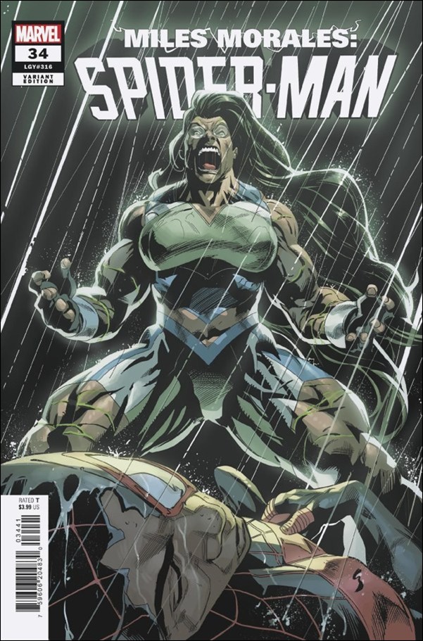 Miles Morales: Spider-Man (2022) issue 34-B Geoff Shaw Cover
