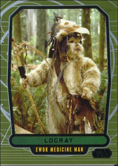 Star Wars Galactic Files (Base Set) card 171 Logray Ewok Medicine Man