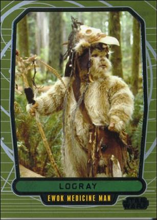 Star Wars Galactic Files (Base Set) card 171 Logray Ewok Medicine Man