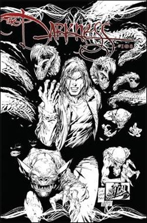 Darkness (1996) issue 108-B Marc Silvestri B&W SoCal Comic Con Cover 1/250