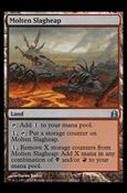 Magic the Gathering: Commander (Base Set) card 282 Molten Slagheap