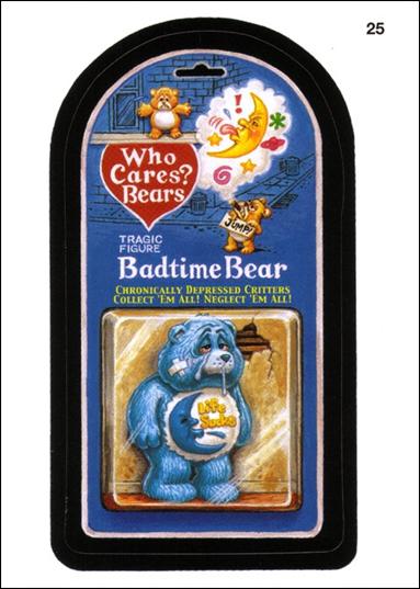 Wacky Packages All-New: Series 1 (Base Set) card 25 Who Cares? Bears