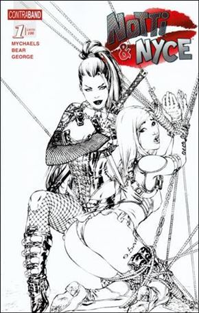 Notti & Nyce (2013) issue 1-D Eric Basaldua Black & White Cover 1/100