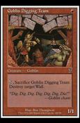 Magic the Gathering: 7th Edition (Base Set) card 186 Goblin Digging Team
