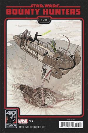 Star Wars: Bounty Hunters issue 32-C Chris Sprouse ROTJ 40th Anniversary Cover