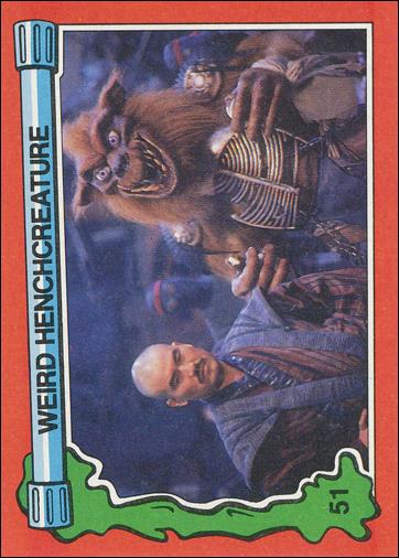 Teenage Mutant Ninja Turtles Movie II (Base Set) card 51 Weird Henchcreature