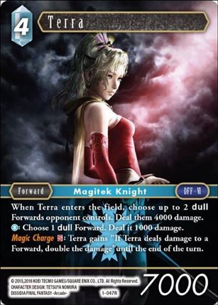 Final Fantasy Trading Card Game: Opus I (Base Set) card 047R Terra
