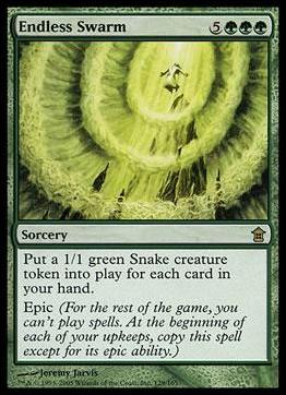 Magic the Gathering: Saviors of Kamigawa (Base Set) card 129 Endless Swarm