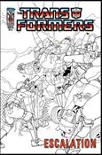 Transformers: Escalation issue 2-C E.J. Su 1:25 Sketch Cover