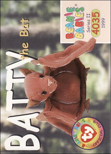 Beanie Babies Series 2 (Base Set) card 153 Batty the Bat