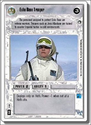 Star Wars: Hoth Revised (Base Set) card 93 Echo Base Trooper