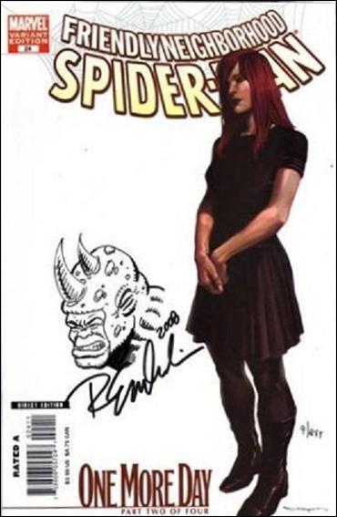 Friendly Neighborhood Spider-Man (2005) issue 24-F DF (Signed & Remrkd by Randy Emberlin) 1/899