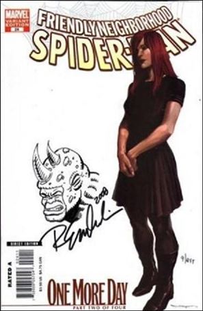 Friendly Neighborhood Spider-Man (2005) issue 24-F DF (Signed & Remrkd by Randy Emberlin) 1/899