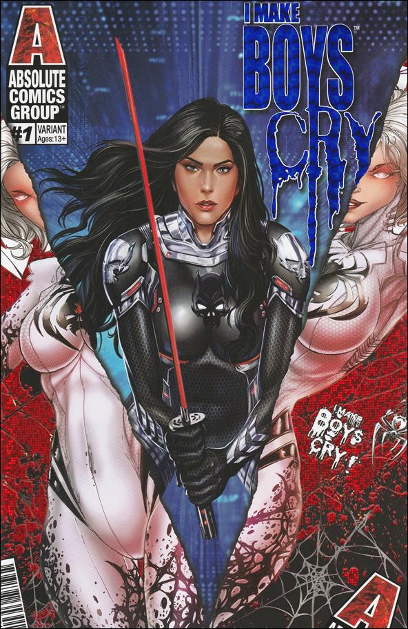 I Make Boys Cry issue 1-W Benny Powell "Slicing Through" Cover