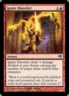 Magic the Gathering: Conflux (Base Set) card 66 Ignite Disorder