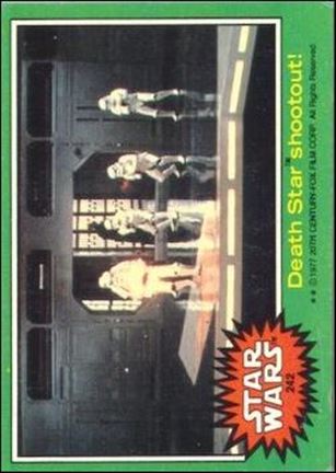 Star Wars: Series 4 (Base Set) card 242 Death Star shootout!