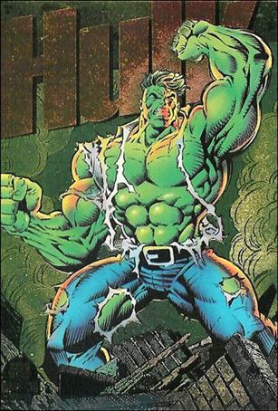 Marvel Universe: Series 5 (Power Blast Subset) card 5-C Hulk (Gold Foil)