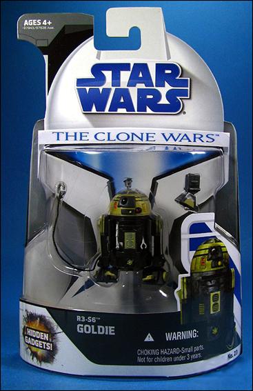 Star Wars: The Clone Wars Collection 3 3/4" Figures (2008) figure 23 R3-S6 Goldie