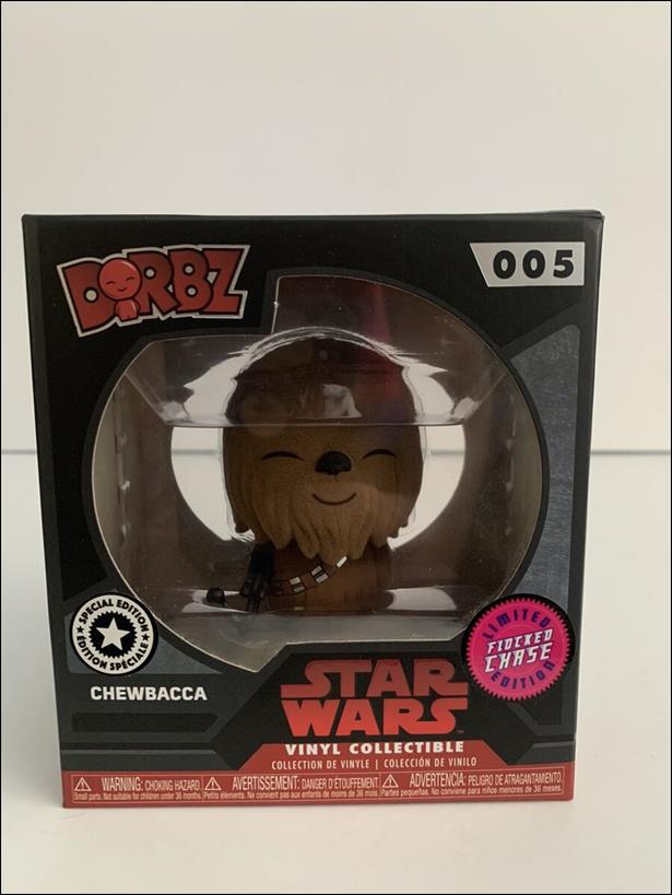 Dorbz Star Wars figure 5-B Chewbacca (Flocked)