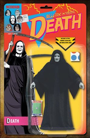 Bill & Ted Present Death issue 1-B Ryan Christensen 1:10 Action Figure Cover