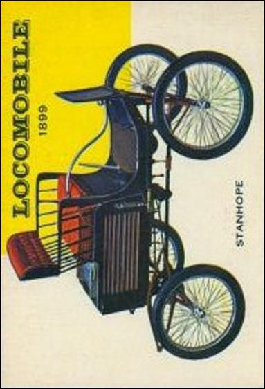 World on Wheels (Base Set) card 52 Locomobile Stanhope 1899