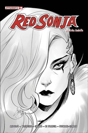 Red Sonja (2021) issue 10-K Mirka Andolfo 1:10 Black & White Cover