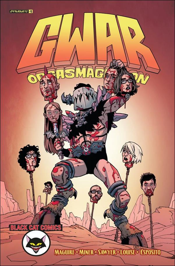 Gwar: Orgasmageddon issue 1-MB Jonathan Sawyer Black Cat Comics Cover